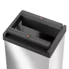Obdĺžnikový odpadkový kôš s výklopným vekom L Hailo Big-Box