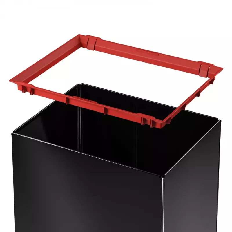 Obdĺžnikový oceľový odpadkový kôš Hailo Big-Box Swing L