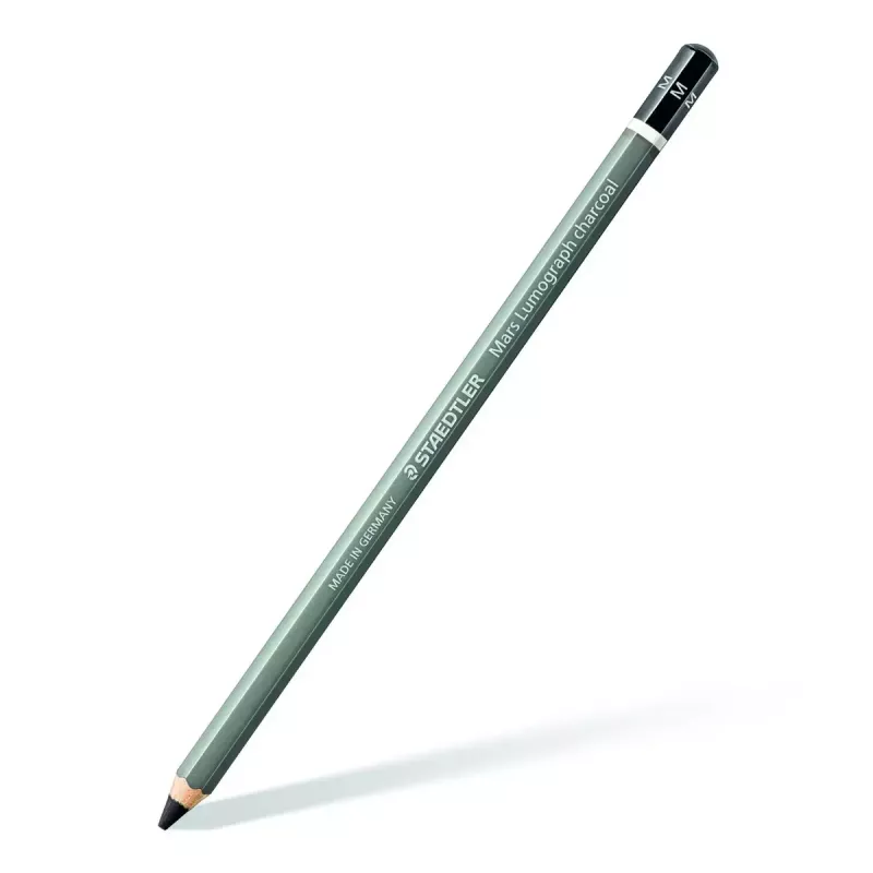 Uhoľná ceruzka Staedtler Mars Lumograph 4 ks čierna