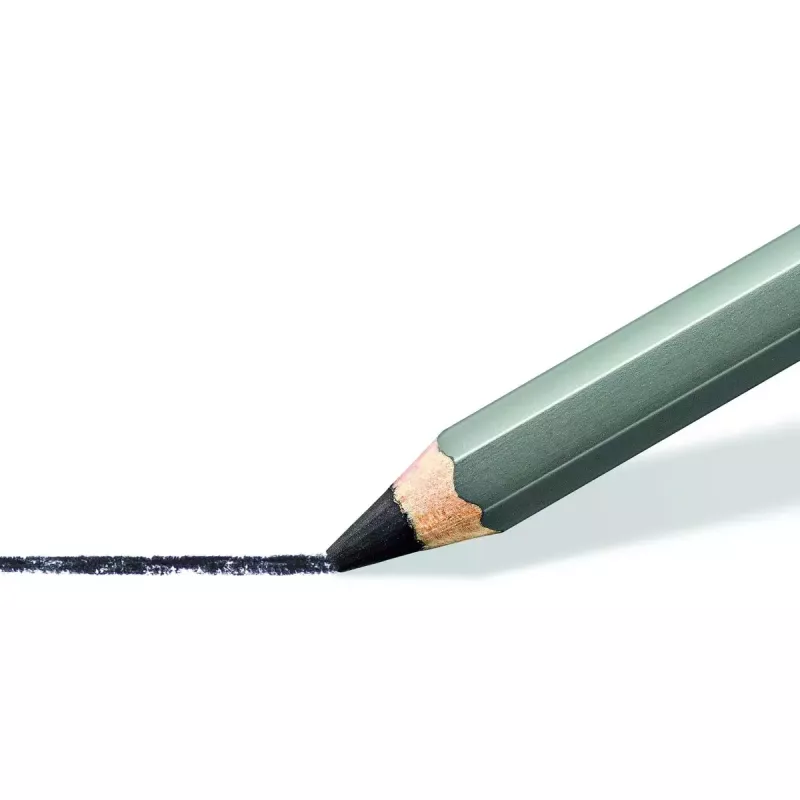 Uhoľná ceruzka Staedtler Mars Lumograph 4 ks čierna