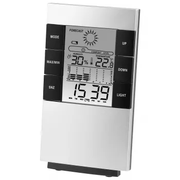 Hygrometer teplomer Hama TH-200 strieborná