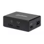 Manhattan Smart Video Multiport Dock, konektory (x5): HDMI konektor, USB-A (x2), USB-C (x2), s Power Delivery pre USB-C konektor, interné napájanie, ultrakompaktný, odnímateľný napájací kábel, čierna, trojročná záruka, maloobchodná krabica