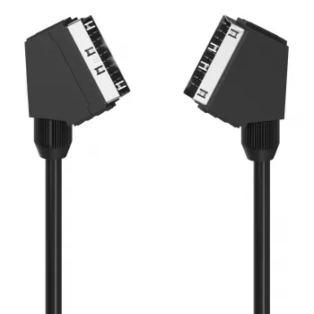 HAMA SCART kábel Classic Line 1,25 m, čierny — audio/video prepojovací kábel