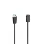 Hama USB kábel 0,75 m Micro-USB A USB A čierny 5 Gbit/s