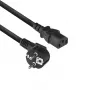 ACT Powercord napájací kábel CEE 7/7 konektor samec (zahnutý) - C13 čierny 2 m