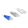 DeLOCK odľahčenie ťahu pre RJ45 konektor samec strihateľné sada 50 ks farebná