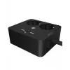 ICY BOX IB-MPS2220B-CH predlžovací napájací kábel 1,9 m 2 AC zásuvky interiér čierny