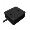 ICY BOX IB-MPS2220B-CH predlžovací napájací kábel 1,9 m 2 AC zásuvky interiér čierny