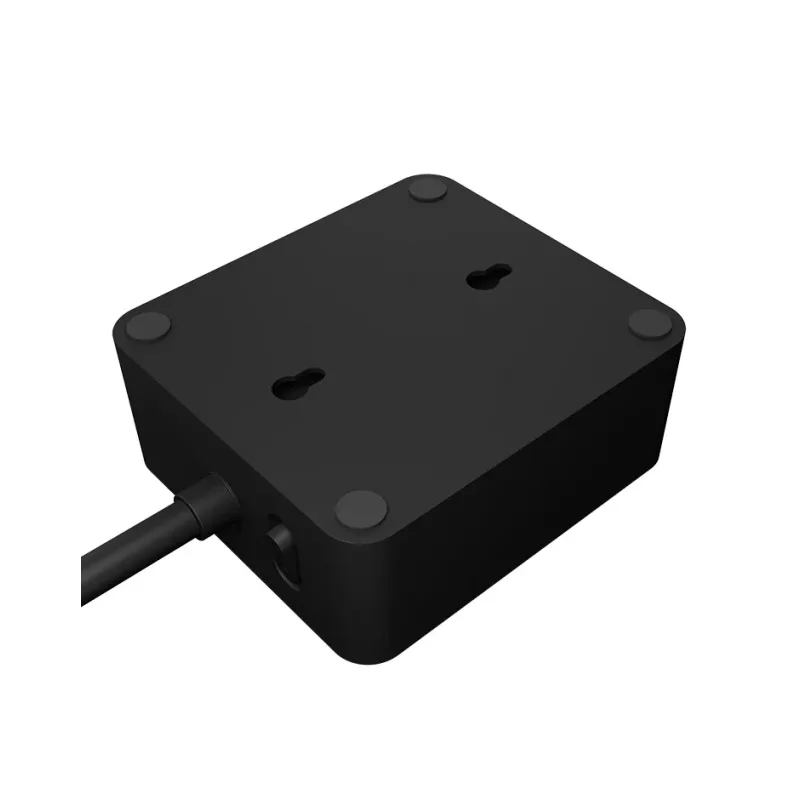ICY BOX IB-MPS2220B-CH predlžovací napájací kábel 1,9 m 2 AC zásuvky interiér čierny