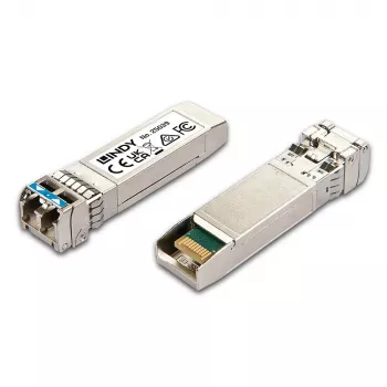 Lindy 10GBase-LR/LW SFP+ LC modul - jednovidové, optické vlákno, 10000 Mbit/s, SFP+, LC, LR, LW, 10000 m