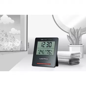 Elektronický vlhkomer Laserliner AirCheck Clima čierny digitálny 1 kus