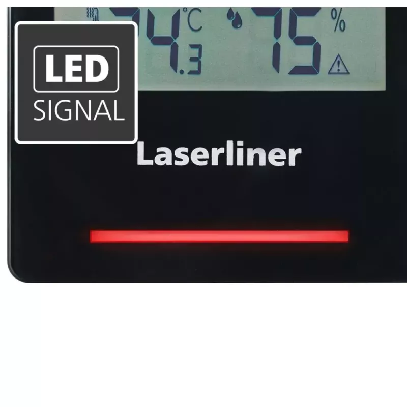 Elektronický vlhkomer Laserliner AirCheck Clima čierny digitálny 1 kus