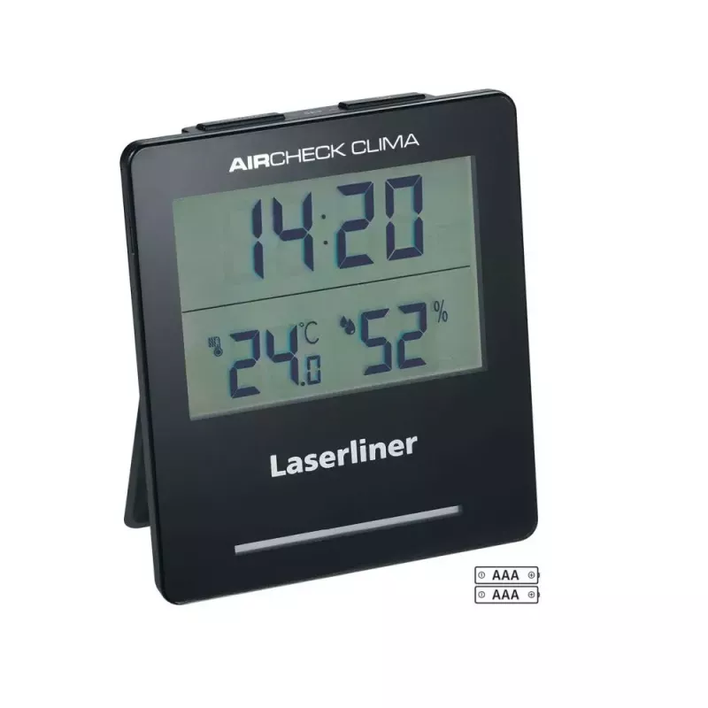 Elektronický vlhkomer Laserliner AirCheck Clima čierny digitálny 1 kus