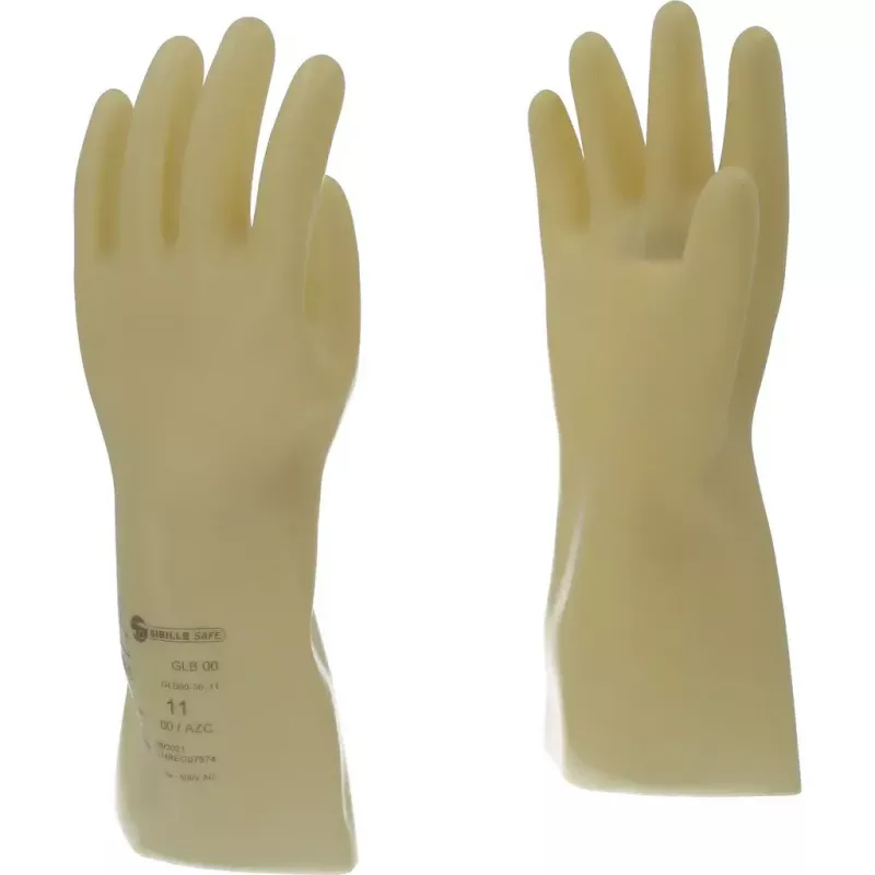 Izolačné rukavice KS Tools 117.0051 biele latex dospelý 360 mm