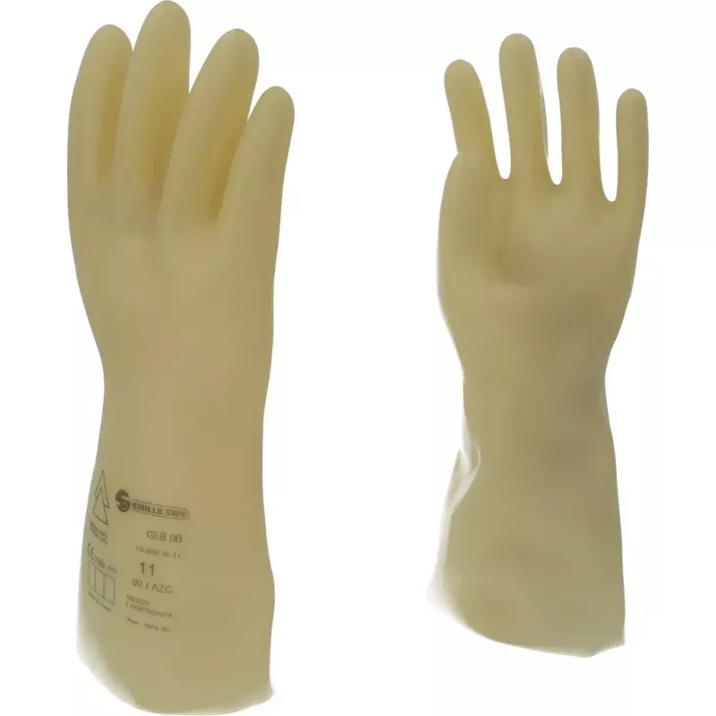 Izolačné rukavice KS Tools 117.0051 biele latex dospelý 360 mm