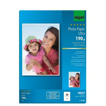 Fotografický papier satén Sigel InkJet Ultra A4