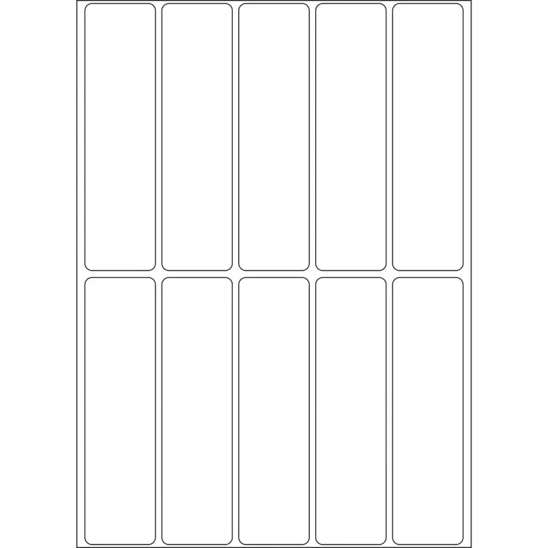 Viacúčelové etikety HERMA 20x75 mm biela papier matný ručné popisovanie