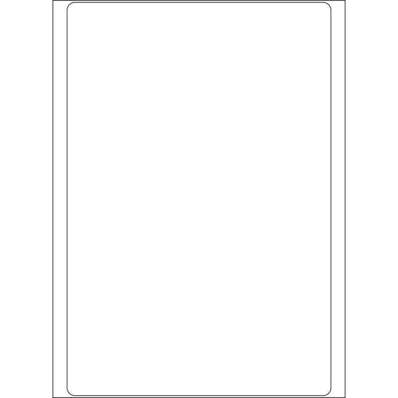 Viacúčelové etikety HERMA 100x149 mm biely papier matný ručné popisovanie 32 ks