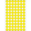 Viacúčelové etikety HERMA 2464 ks okrúhle žltá 13 mm