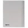 Rexel PP register, sivý, numerický, sivý, A4, 225 mm, 300 mm, 7 mm, 1 ks