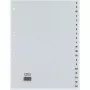 Rexel PP register, sivý, abecedný, abecedný register so záložkami, polypropylén (PP), sivý, A4+, 246 mm, 297 mm