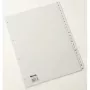 Rexel PP oddeľovače, sivé, abecedné, abecedný register so záložkami, polypropylén (PP), sivý, A4, 226 mm, 297 mm