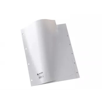 Rexel PP register, sivý, numerický