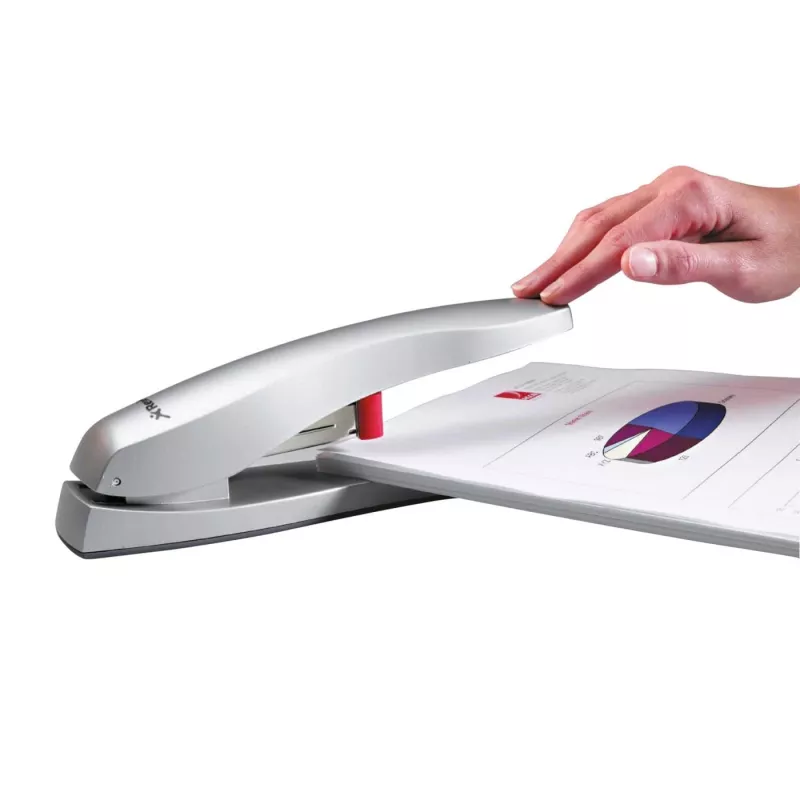 Rexel Odyssey 2100048 odolná zošívačka, 60 listov, o 30 % menej námahy, strieborná