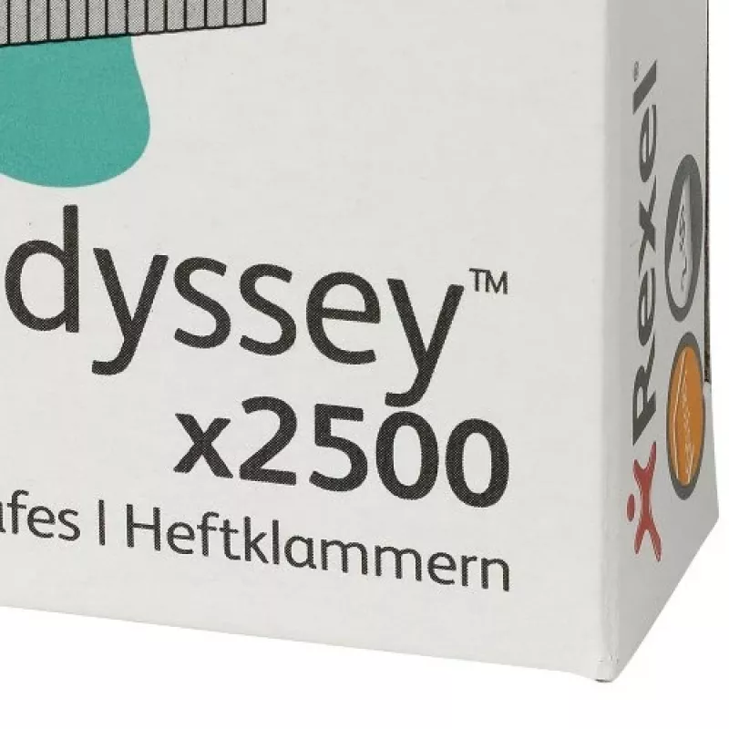 Rexel Odyssey 2100050 spony, pozinkovaná oceľ, 2500 ks