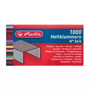Sponky Herlitz 8760514 1000 sponiek 24/6 kov