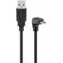 USB 2.0 Hi-Speed kábel Goobay 95343 90° čierny 1,8 m
