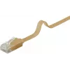 Sieťový kábel Goobay 95880 hnedý 1 m Cat6 U/UTP
