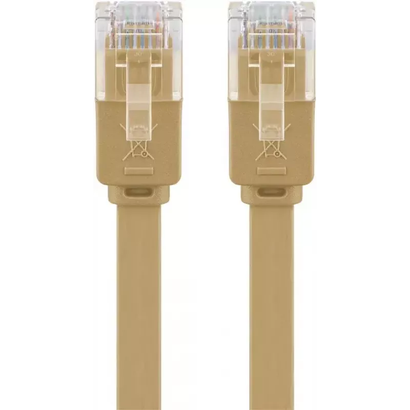 Sieťový kábel Goobay 95882 svetlohnedý 1,5 m Cat6 U/UTP