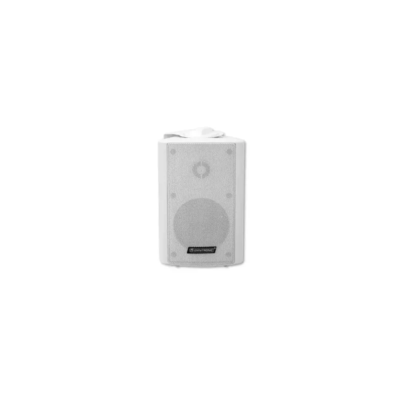 2-pásmový reproduktor Omnitronic 80710511 biely káblový 20 W