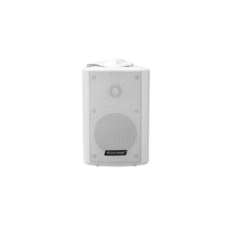 2-pásmový reproduktor Omnitronic 80710513 biely káblový 20 W