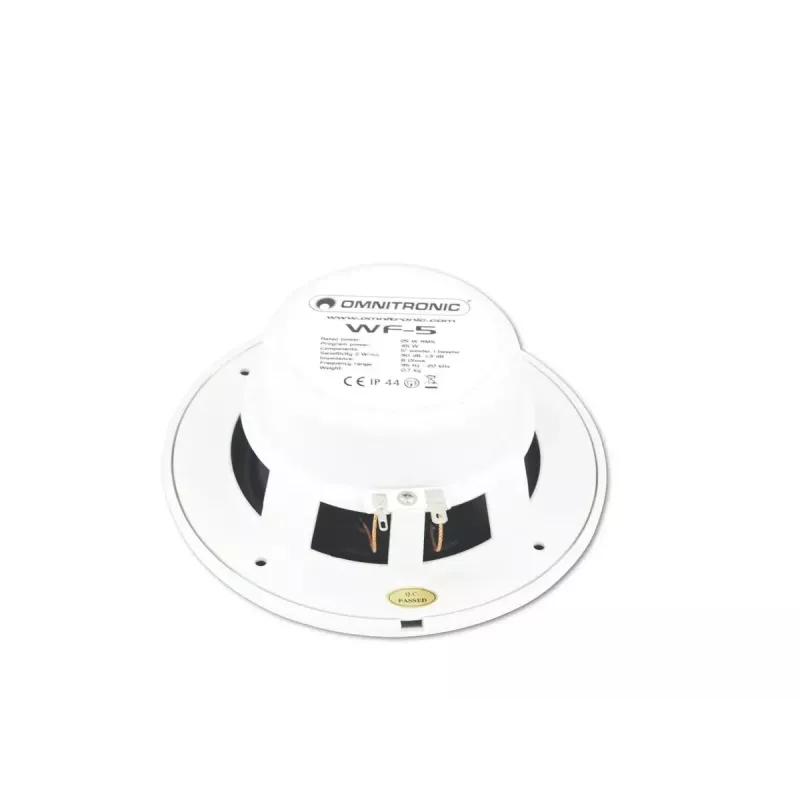 2-pásmový reproduktor Omnitronic 80710864 biely káblový 25 W