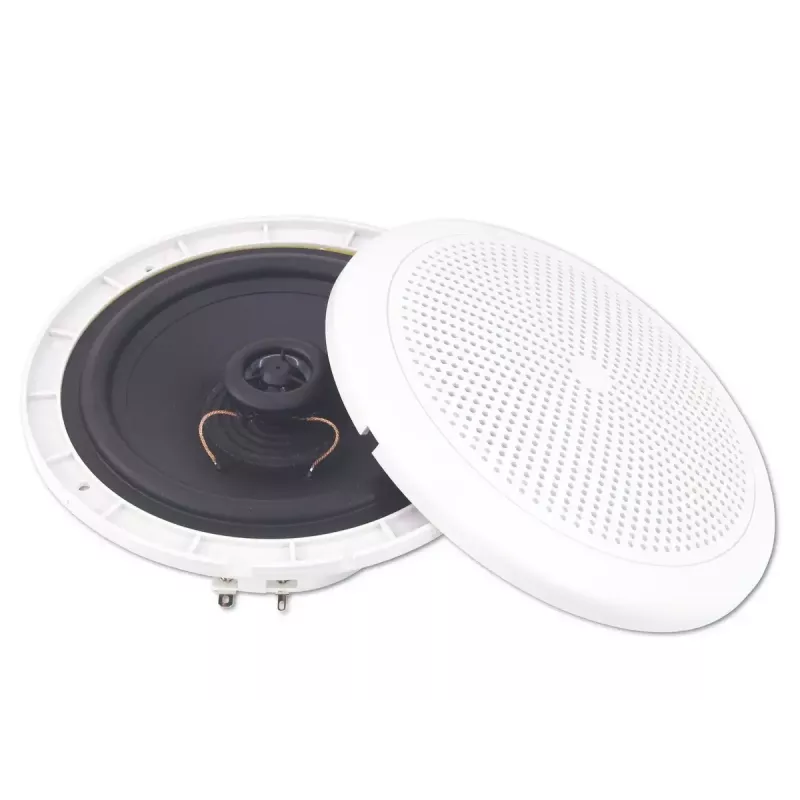 2-pásmový reproduktor Omnitronic 80710865 biely káblový 25 W