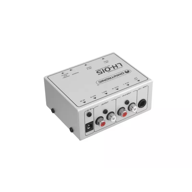 Mixér Omnitronic LH-015 2 kanály 20 - 20000 Hz sivý