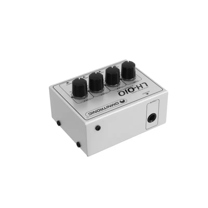 Mixér Omnitronic LH-010 4-kanálový 20–20000 Hz strieborný