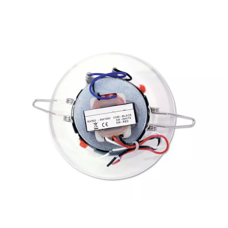 2-pásmový reproduktor Omnitronic 80710202 biely káblový 6 W