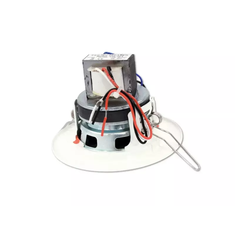 2-pásmový reproduktor Omnitronic 80710202 biely káblový 6 W