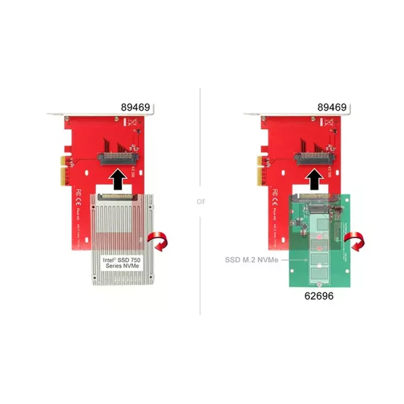 Interný adaptér U.2 DeLOCK 89469