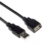 USB 2.0 A konektor samec - USB A konektor samica čierny 3,00 m ACT SB0036