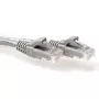 ACT sivá 4 metre U/UTP CAT6 patch kábel snagless s RJ45 konektormi