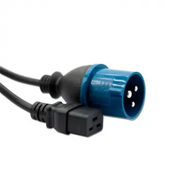Napájací kábel ACT Powercord CEE1 - C19 čierny 2,5 m