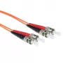 ACT 10 metrov LSZH Multimode 62.5/125 OM1 optický patch kábel Duplex s ST konektormi