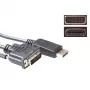ACT konverzný kábel DisplayPort konektor samec na DVI konektor samec 3,00 m