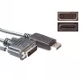 ACT konverzný kábel DisplayPort konektor samec na DVI konektor samec 5,00 m