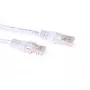ACT biely 7 metrov U/UTP CAT6A patch kábel s RJ45 konektormi