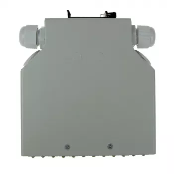 ACT DIN lištová optická ukončovacia box neosadený, 12 portov, optika, slonovina, 130 mm, 130 mm, 45,3 mm, box
